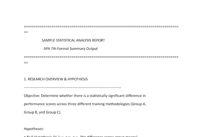 do statistical data analysis and assignment